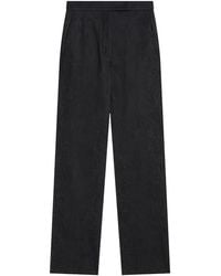 Max Mara - Cotton Straight-Leg Trousers - Lyst