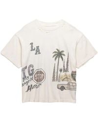 Honor The Gift - All Over Los Angeles Graphic-Print T-Shirt - Lyst