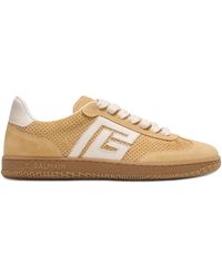 Balmain - Suede Swan Trainers - Lyst