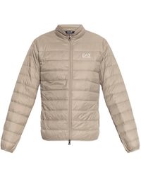 EA7 - Gewatteerd Jack Met Logo - Lyst