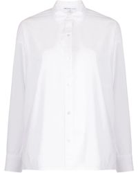 James Perse - Spread-Collar Poplin Shirt - Lyst