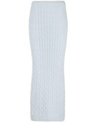 Filippa K - Braided-knit Design Midi Skirt - Lyst
