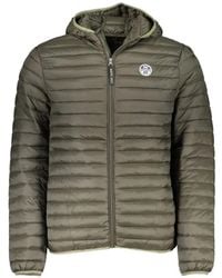 North Sails - Hooded Padded Jacket - Lyst