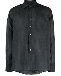 Our Legacy - Above Ramie Checked Shirt - Lyst