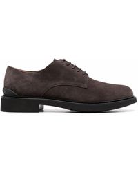 Tod's - Almond-toe Lace-up Derby Shoes - Lyst
