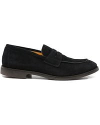 F.LLI RENNELLA - Suede Penny Loafers - Lyst