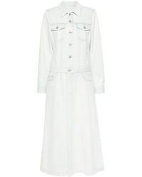 MM6 by Maison Margiela - Lightweight Denim Coat - Lyst