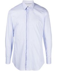 Tintoria Mattei 954 - Striped Button-up Cotton Shirt - Lyst