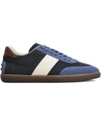 Tod's - Lace-Up Stripe Sneakers - Lyst