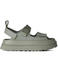 UGG - Goldenglow Sandalen Mit Logo-Prägung - Lyst