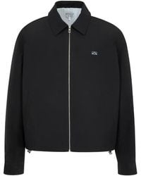 Loewe - Logo-Embroidered Zip-Up Jacket - Lyst