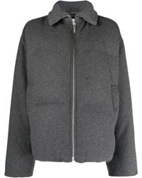 TOTEME - Gefütterte Jacke Aus Filz - Lyst