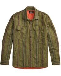 RRL - Striped Chest-Pocket Shirt - Lyst