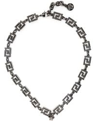 Versace - Collar con motivo Greca - Lyst