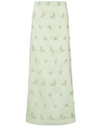 Altuzarra - Floral-Embroidered Skirt - Lyst