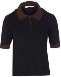 Mar De Margaritas - Polo Con Colletto A Contrasto - Lyst