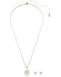 Swarovski - Crystal-Pendant Necklace And Earrings Set - Lyst
