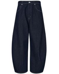 Comme des Garçons - Contrast-Stitch Tapered Jeans - Lyst