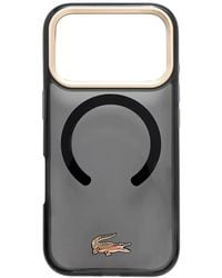 Lacoste - Logo-Plaque Translucent Iphone Case - Lyst
