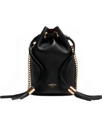 Lancel - Premiere Flirt Grained Leather Mini Bucket Bag - Lyst