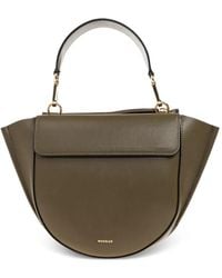 Wandler - Small Hortensia Flap Top-Handle Tote Bag - Lyst