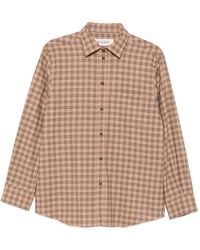 Rohe - Check-Print Classic Fit Shirt - Lyst