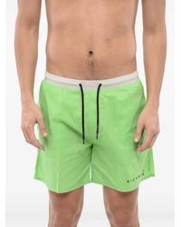 John Richmond - Logo-Print Elasticated Swim Shorts - Lyst