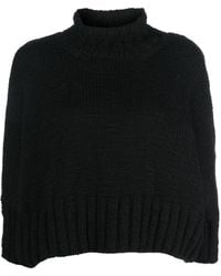 Yohji Yamamoto - Gestrickter Rollkragenpullover - Lyst