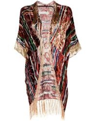 Pierre Louis Mascia - Samt-Kimono aus Blumenjacquard - Lyst