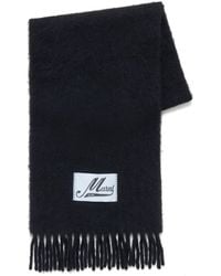 Marni - Brushed Alpaca-Blend Scarf With Fringes - Lyst