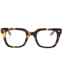 Moscot - Grober Brille mit eckigem Gestell - Lyst