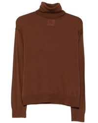 Semicouture - Roll-Neck Wool Sweater - Lyst