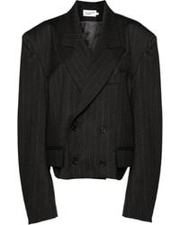 VAQUERA - Pinstripe Blazer - Lyst