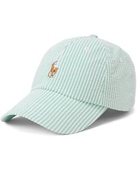 Polo Ralph Lauren - Seersucker Striped Ball Cap - Lyst