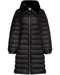 Calvin Klein - Faux-Fur Collar Padded Jackets - Lyst