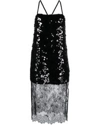 Sonia Rykiel - Sequinned Midi Slip Dress - Lyst