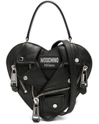 Moschino - Biker Heart-shaped Tote Bag - Lyst