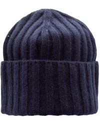 Cruciani - Gerippte Beanie Aus Kaschmir - Lyst