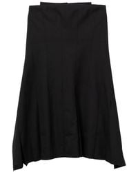 Junya Watanabe - Flared Wrap Midi Skirt - Lyst