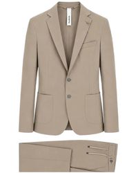 DISTRETTO 12 - Notched-Lapel Single-Breasted Suit - Lyst
