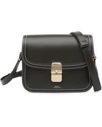 A.P.C. - Kleine Grace Schultertasche Mit Kontrastnähten - Lyst
