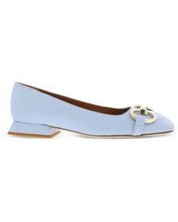 Paris Punk - Chain-Link Leather Ballet Flats - Lyst