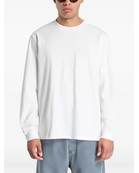 A.P.C. - Logo-Print Long-Sleeve T-Shirt - Lyst
