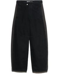 Bimba Y Lola - Barrel Two-Tone Adjustable-Waist Denim Trousers - Lyst
