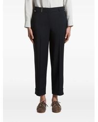 Peserico - Turn-Up Tailored Trousers - Lyst