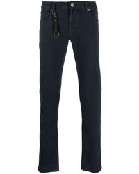 Incotex - Halbhohe Slim-Fit-Jeans - Lyst