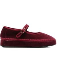 Flabelus - Derbies Double Lucrecia En Velours - Lyst