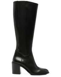 SERGIO MORETTI FIRENZE - Side-Zip Leather Boots - Lyst
