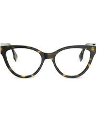 Fendi - Cat-Eye Frame Glasses - Lyst