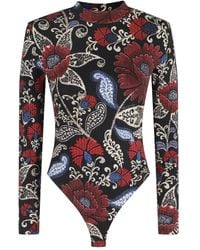 FARM Rio - Top Met Hoge Hals En Bloemenprint - Lyst